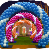 Classic Moon Gate Hoop Arch - Image 2